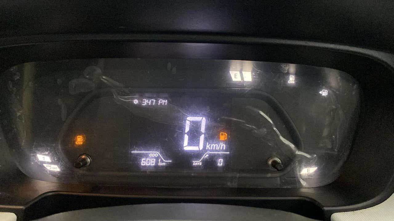 Instrument cluster of a Tata Punch