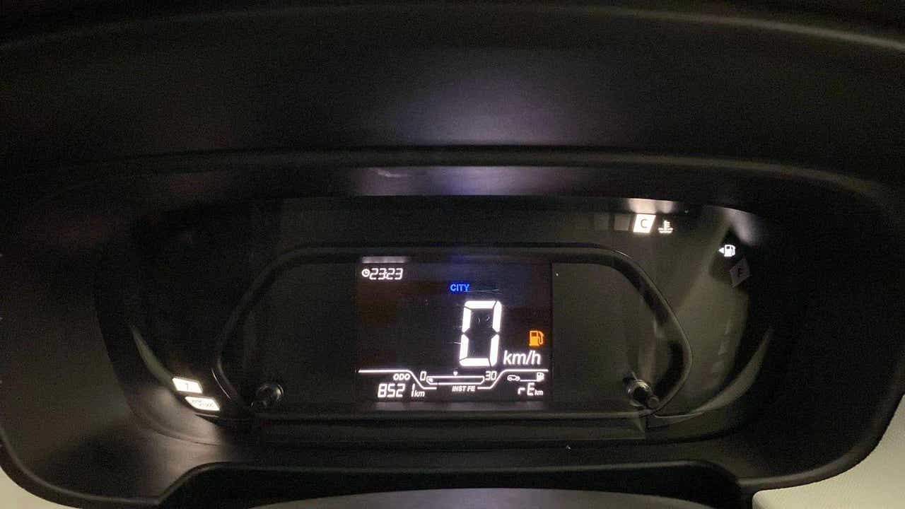 Instrument cluster of a Tata Punch