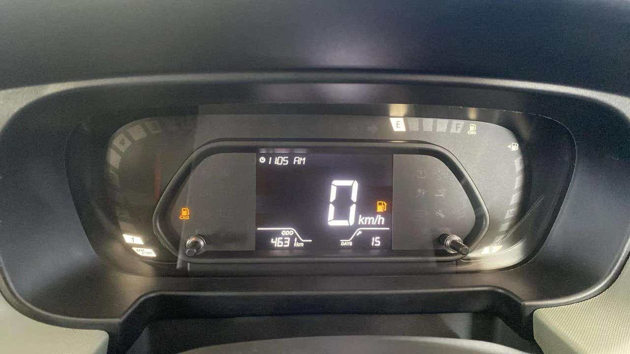 Instrument cluster of a Tata Punch