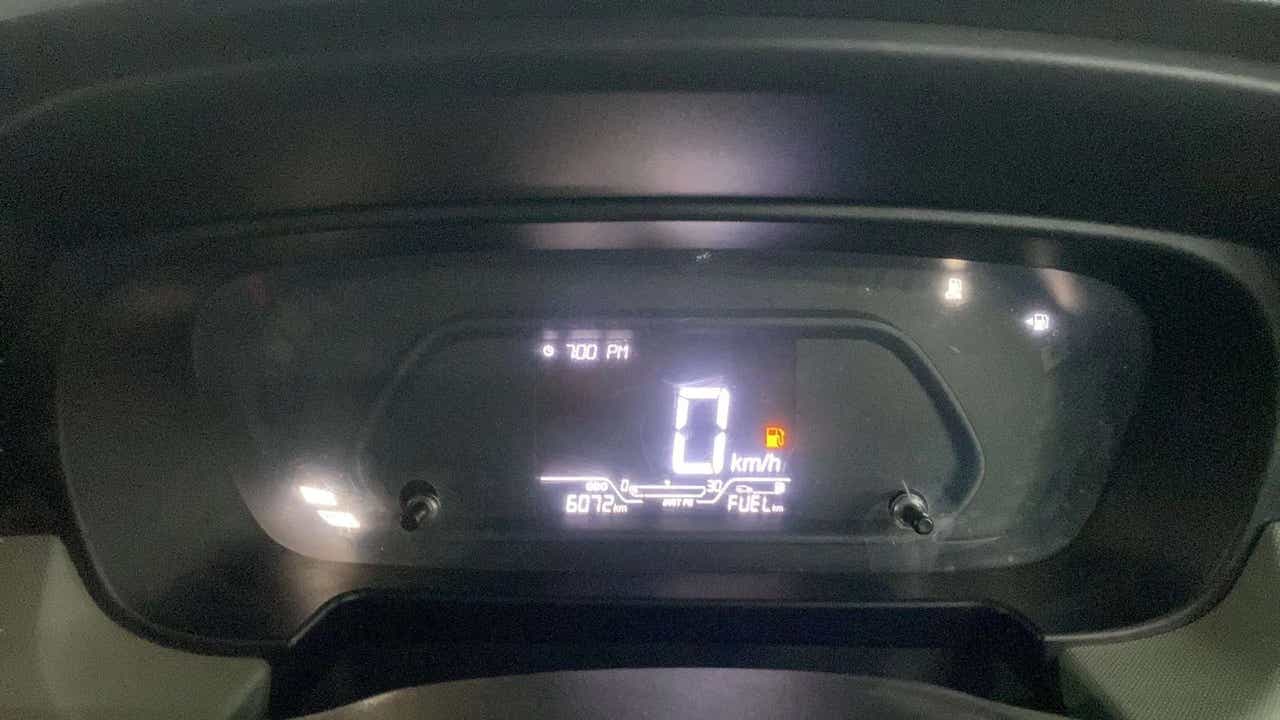 Instrument cluster of a Tata Punch