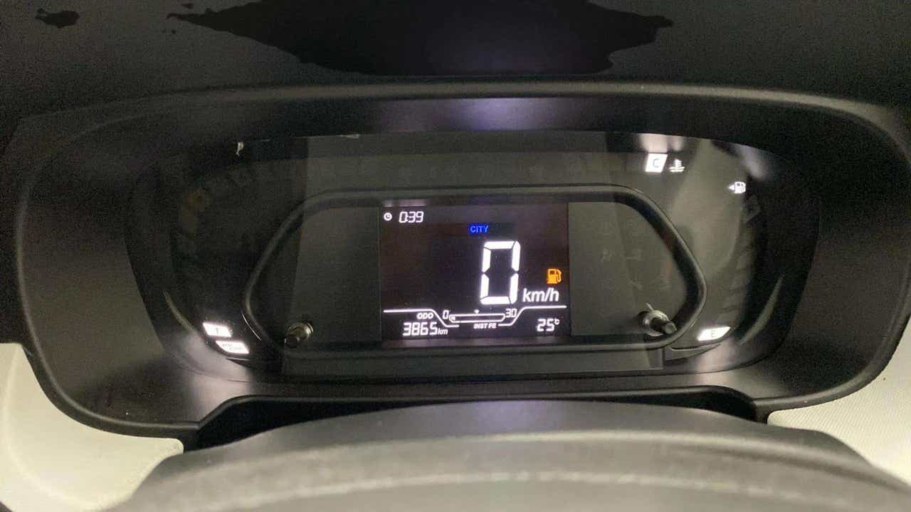 Instrument cluster of a Tata Punch