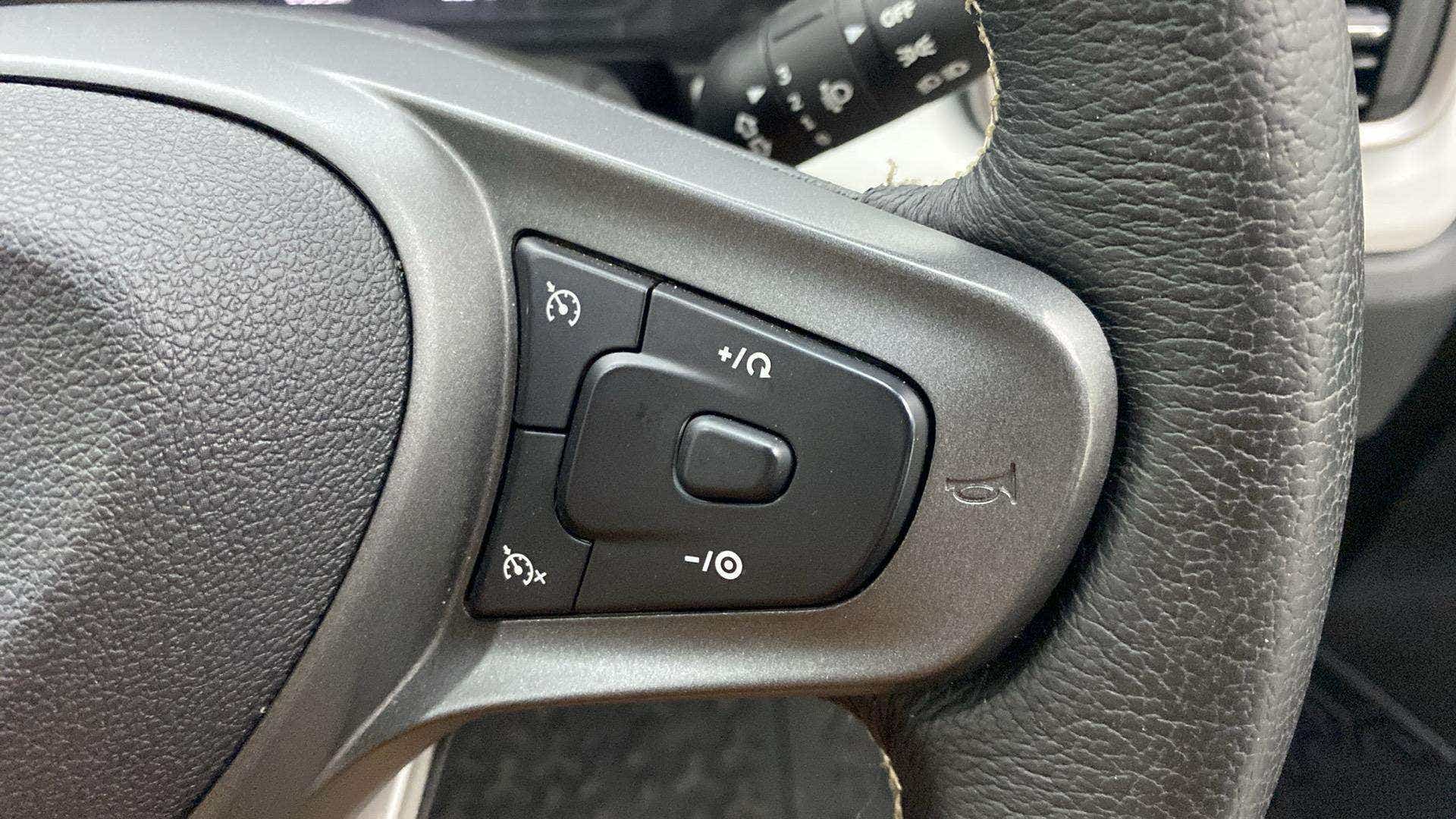 Steering wheel controls of a Tata Punch