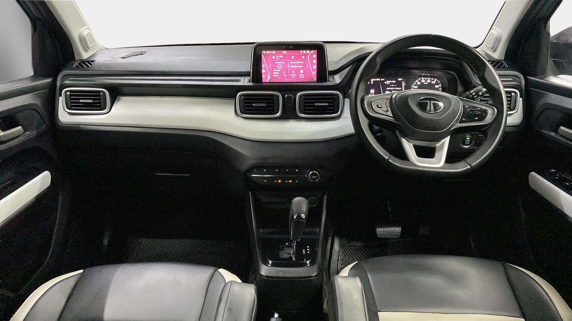 Interior dashboard view of a Tata Punch