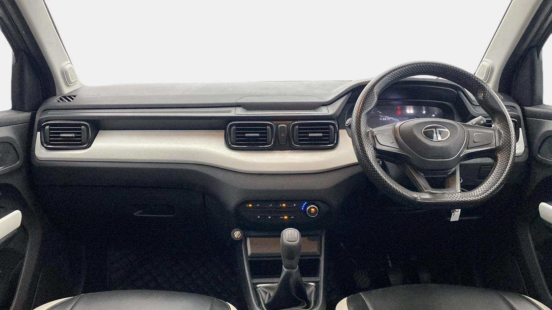 Dashboard view of a Tata Punch