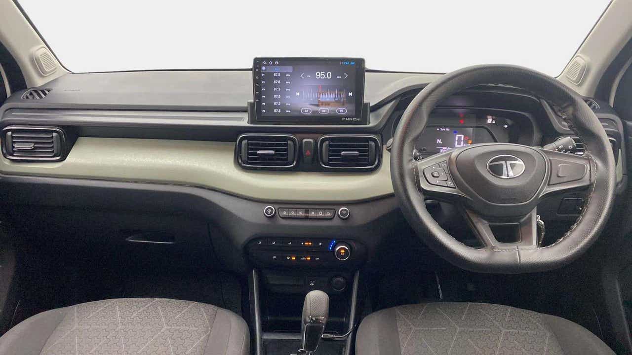 Dashboard view of a Tata Punch