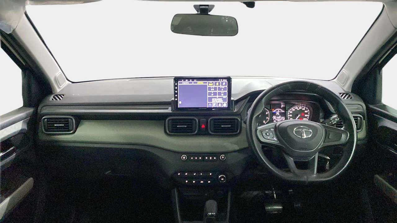 Interior dashboard view of a Tata Punch