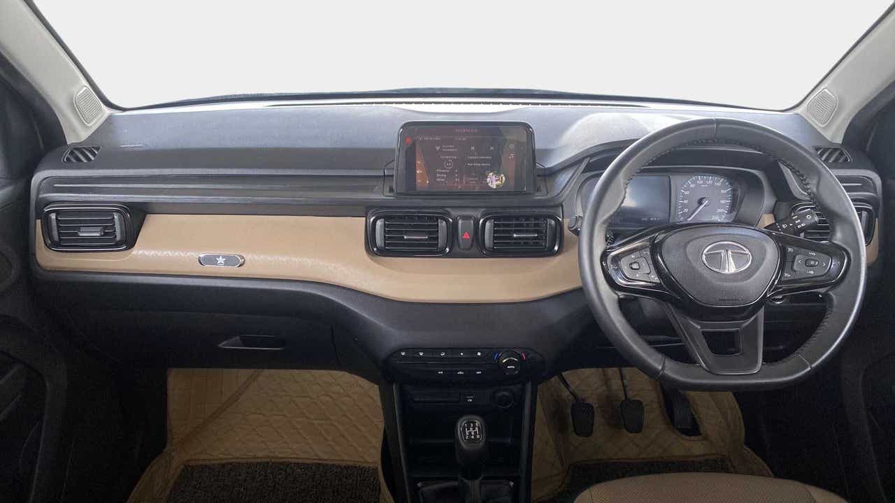 Interior dashboard view of a Tata Punch