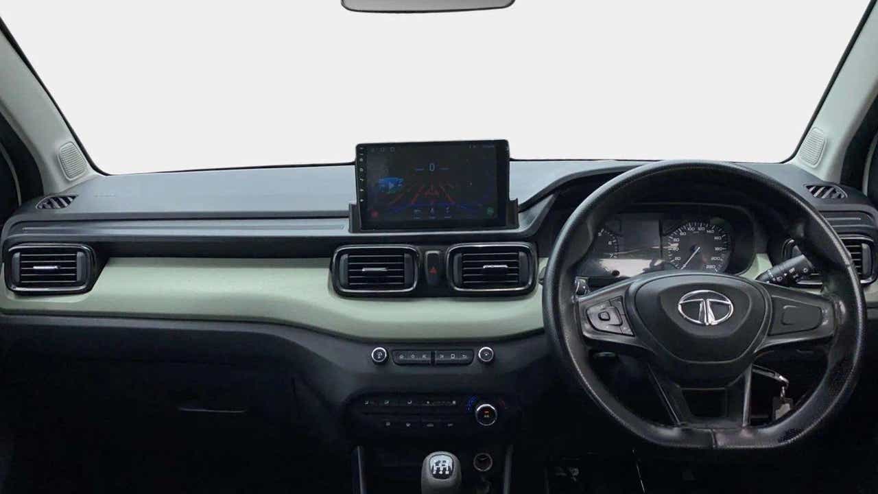Interior dashboard view of a Tata Punch