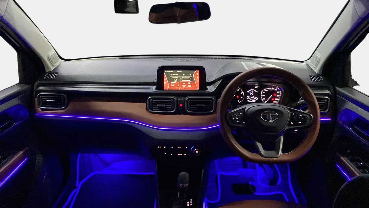 Interior dashboard view of a Tata Punch