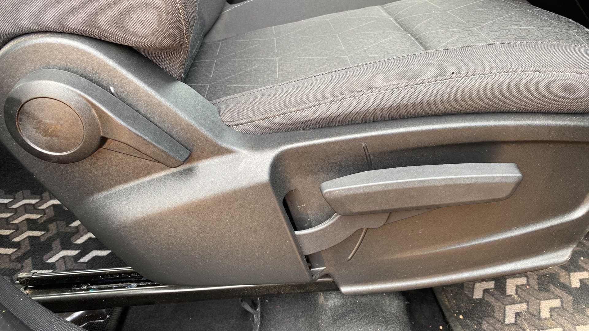 Front seat adjustment levers of a Tata Punch