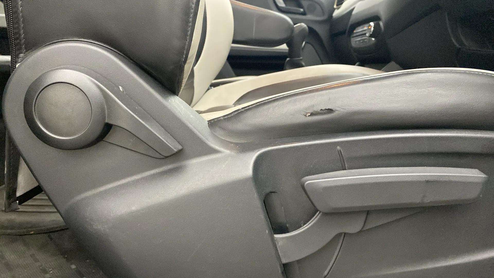 Side seat adjustment lever of a Tata Punch interior