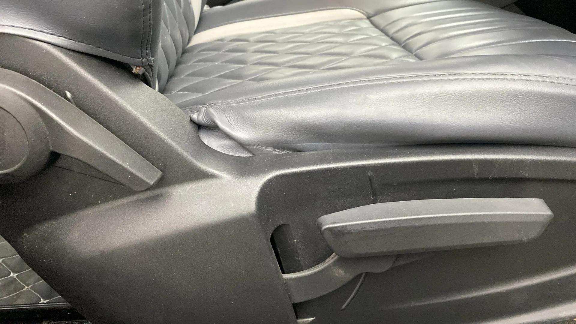 Front seat close-up of a Tata Punch