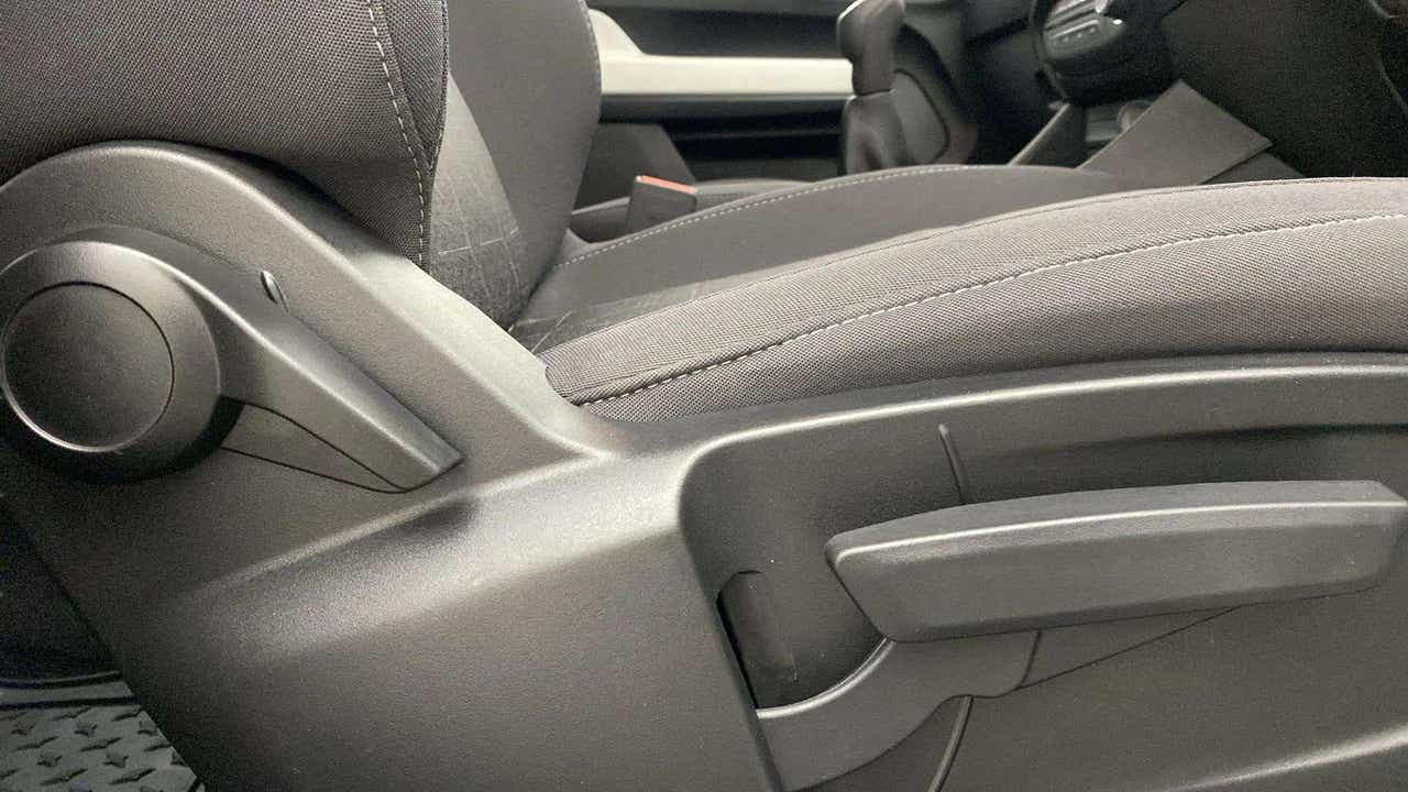 Front seat adjustment controls of a Tata Punch