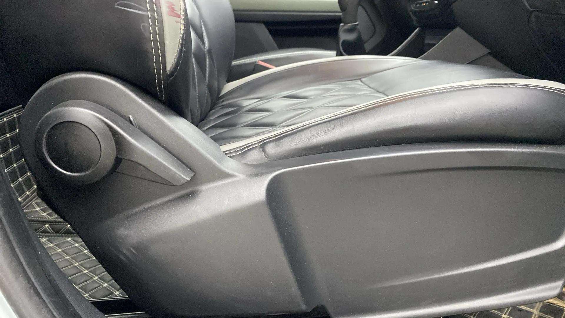 Front seat close-up of a Tata Punch