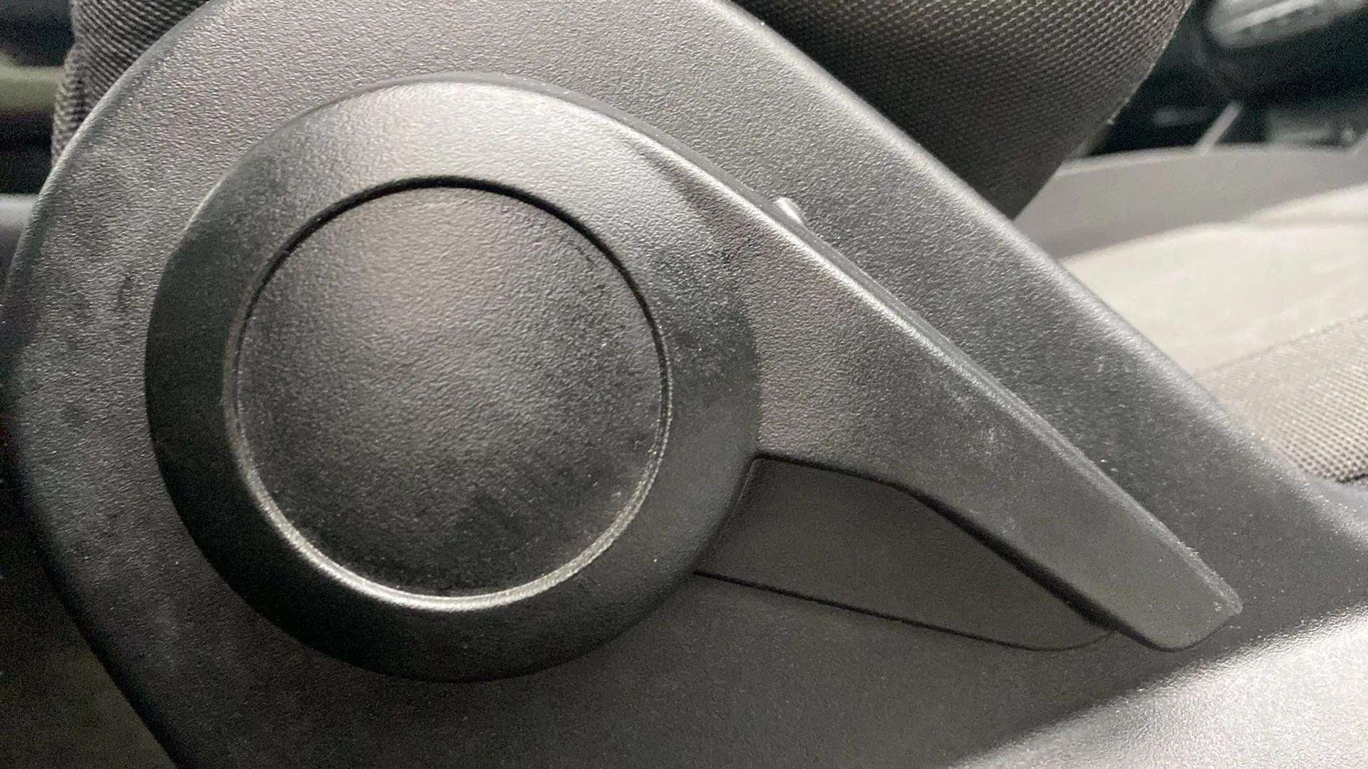 Seat adjustment knob of a Tata Punch
