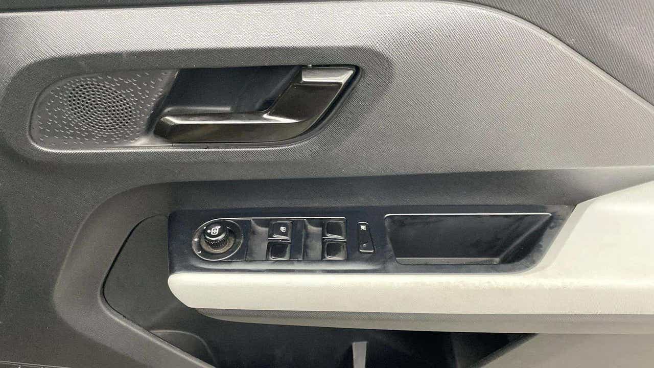 Interior door controls of a Tata Punch