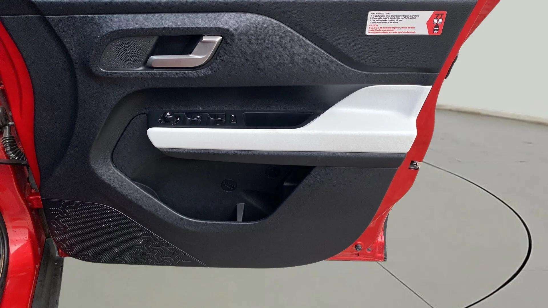 Interior door panel of a Tata Punch
