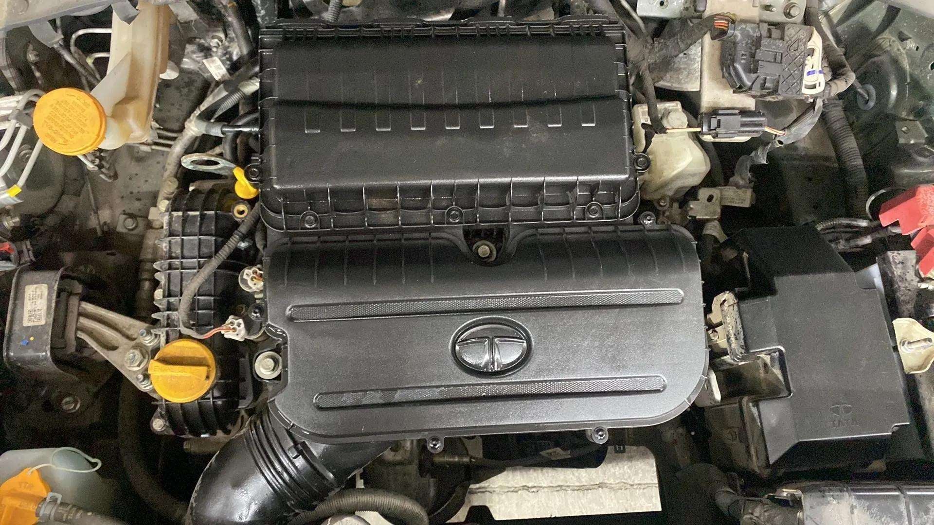 Engine bay of a Tata Punch