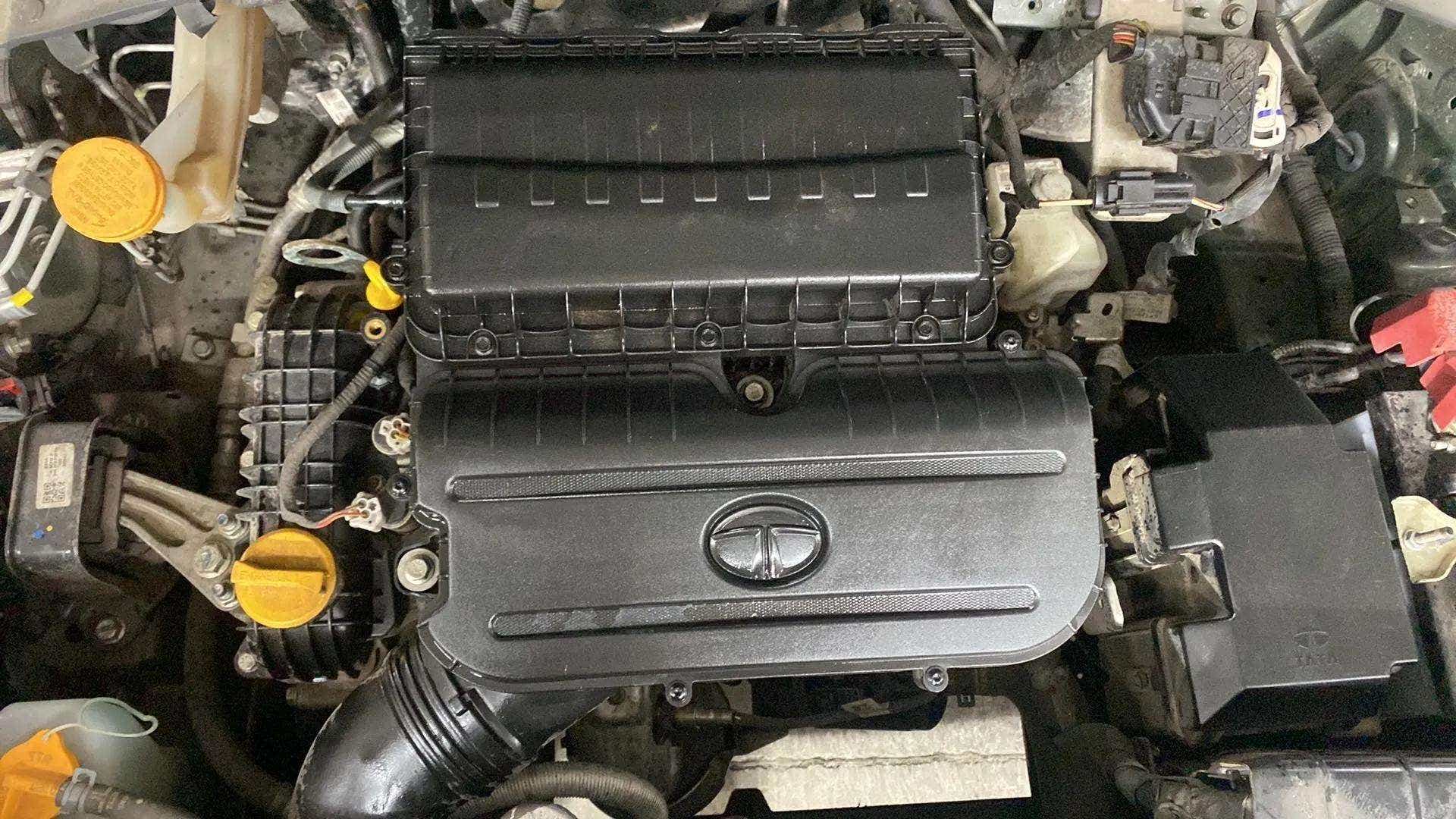 Engine bay of a Tata Punch