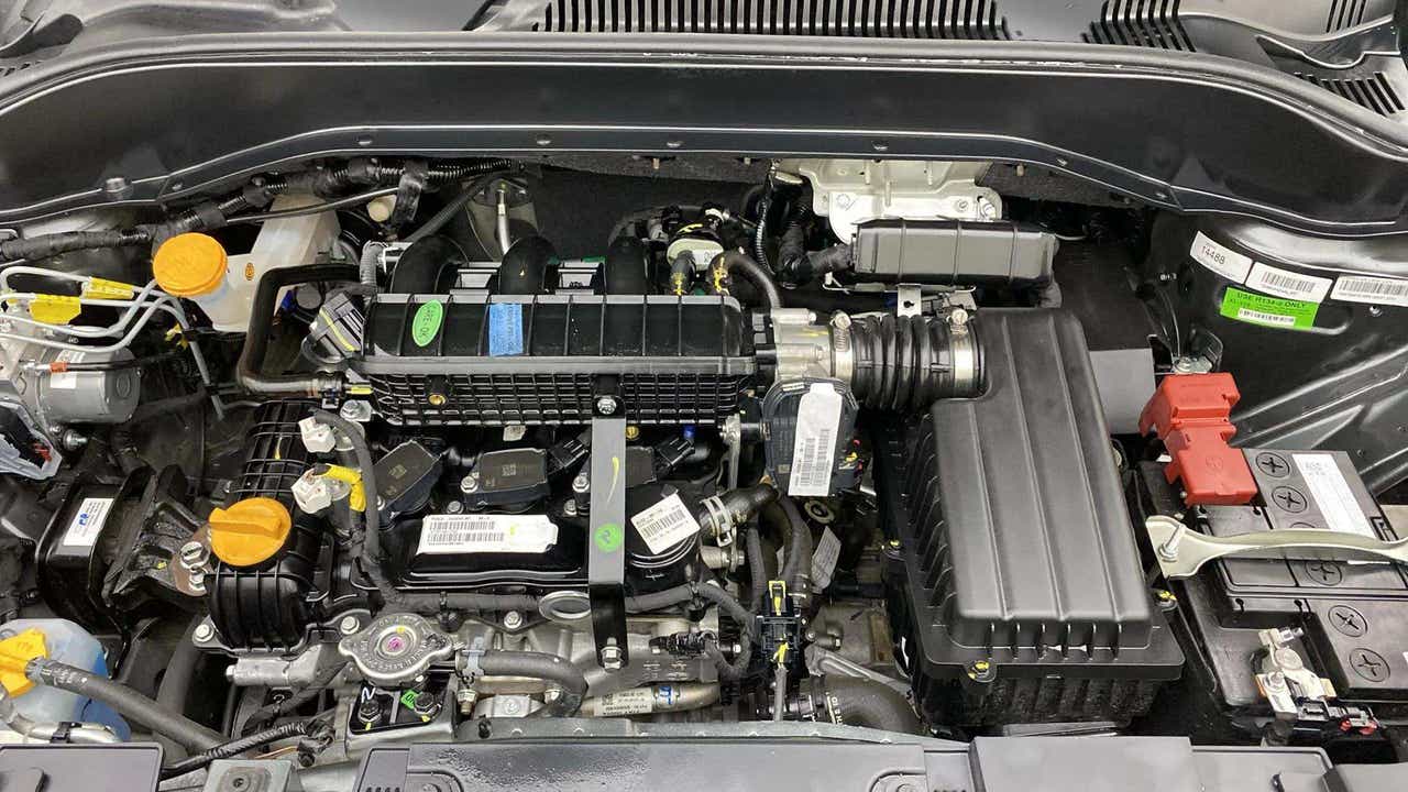 Engine bay of a Tata Punch