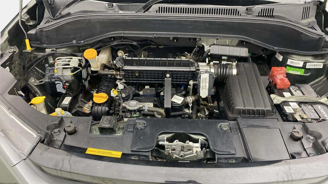 Engine bay of a Tata Punch