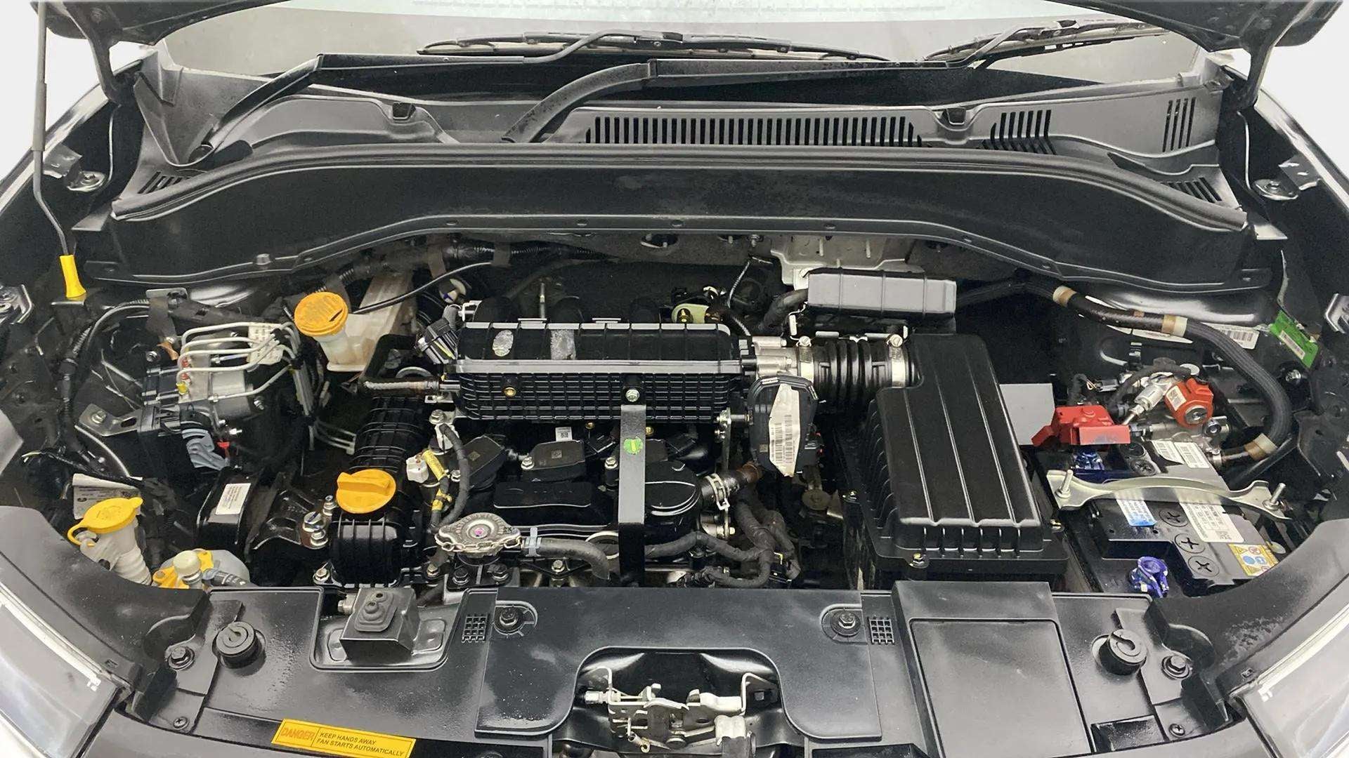 Engine bay of a Tata Punch