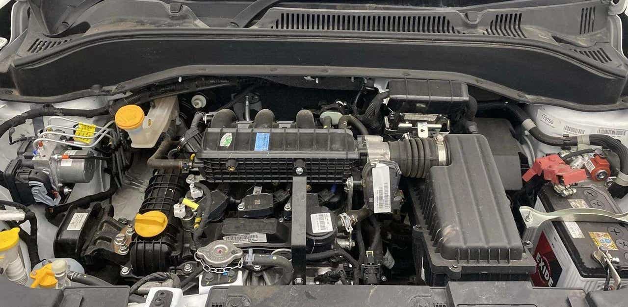 Engine bay of a Tata Punch