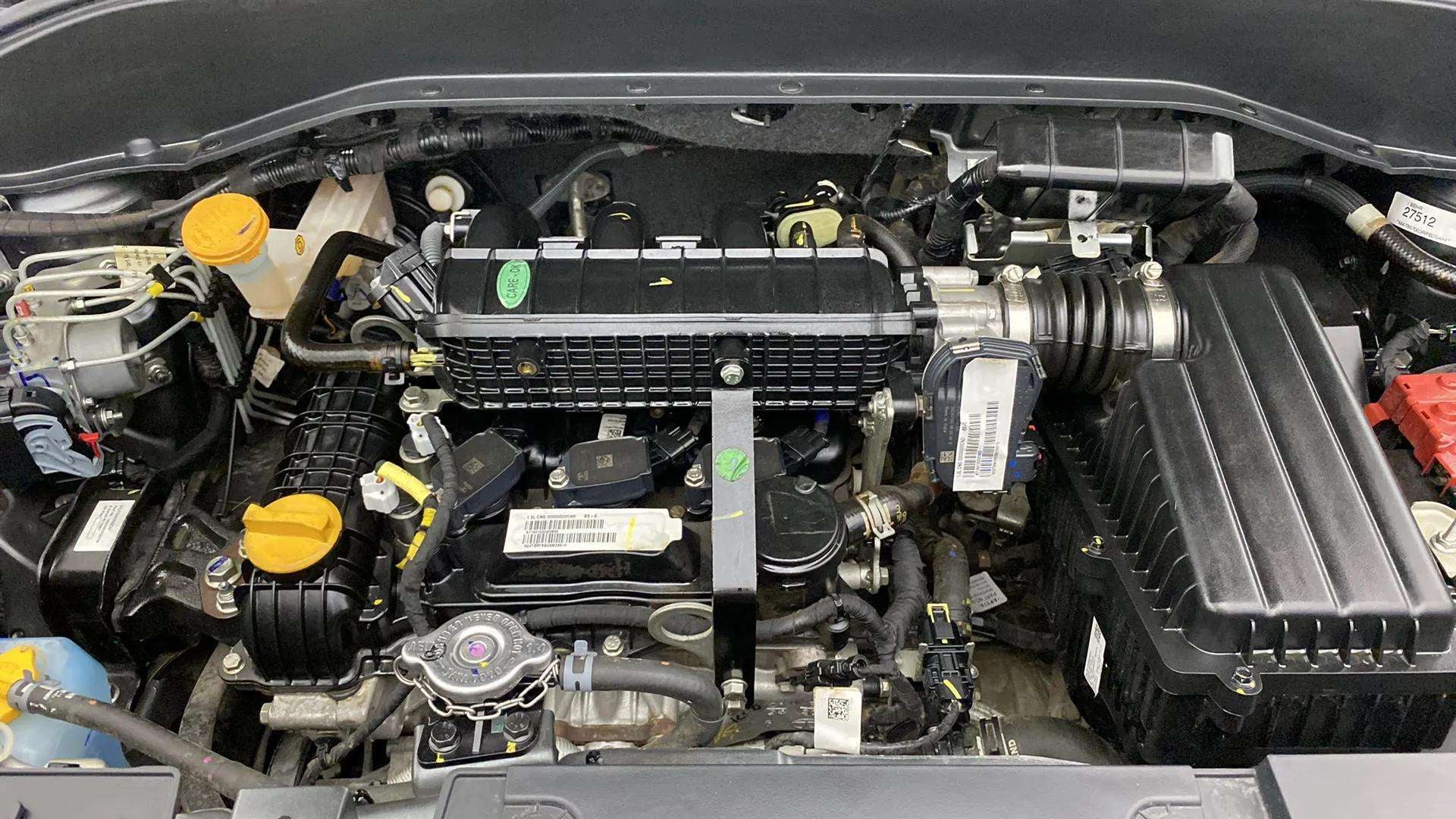 Engine bay of a Tata Punch