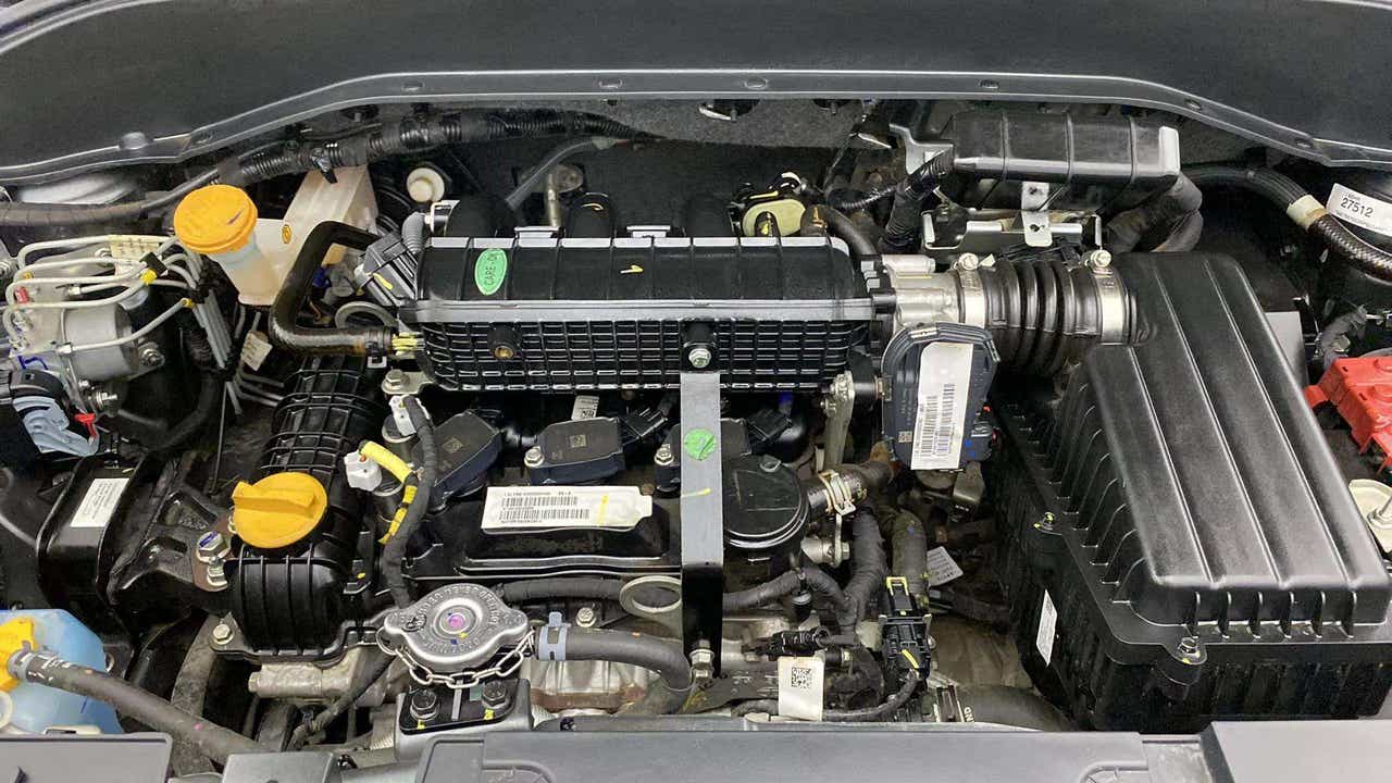 Engine bay of a Tata Punch