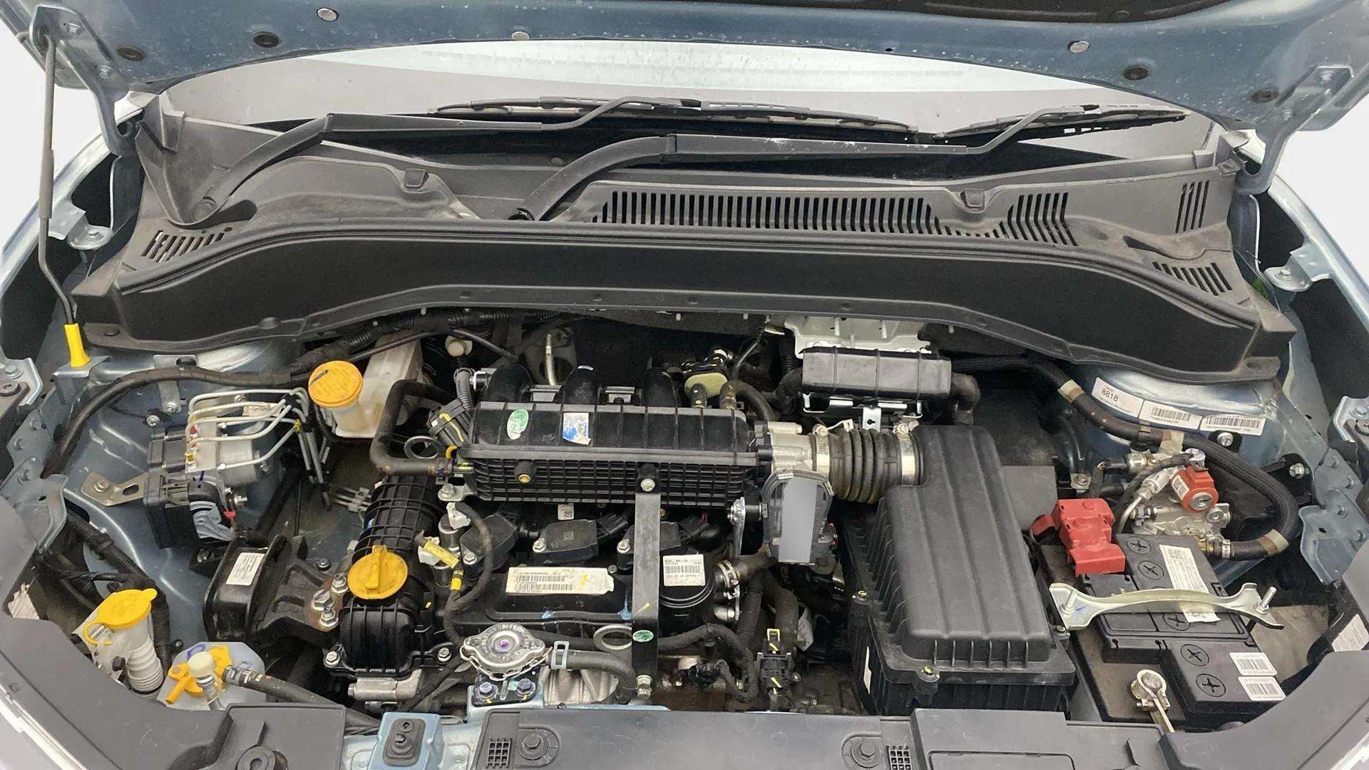 Engine bay of a Tata Punch