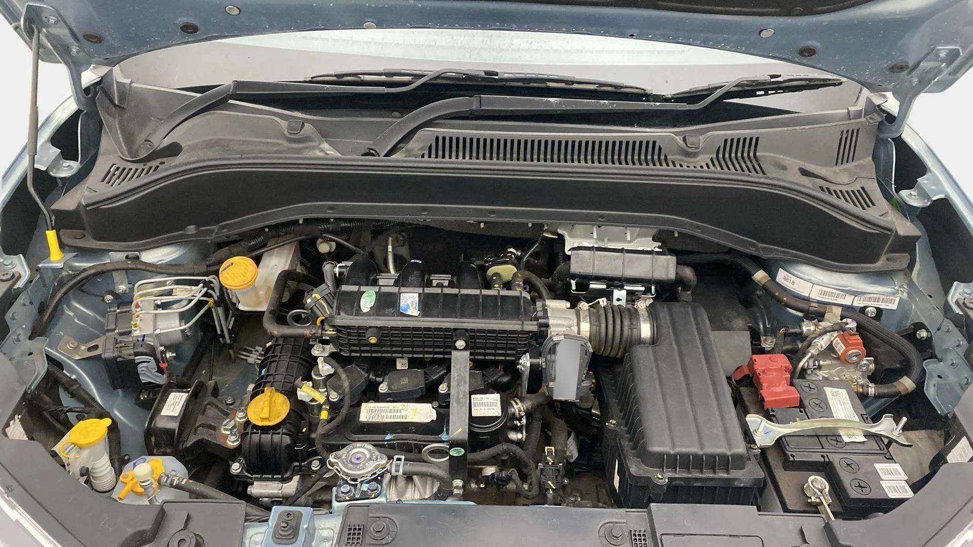 Engine bay of a Tata Punch