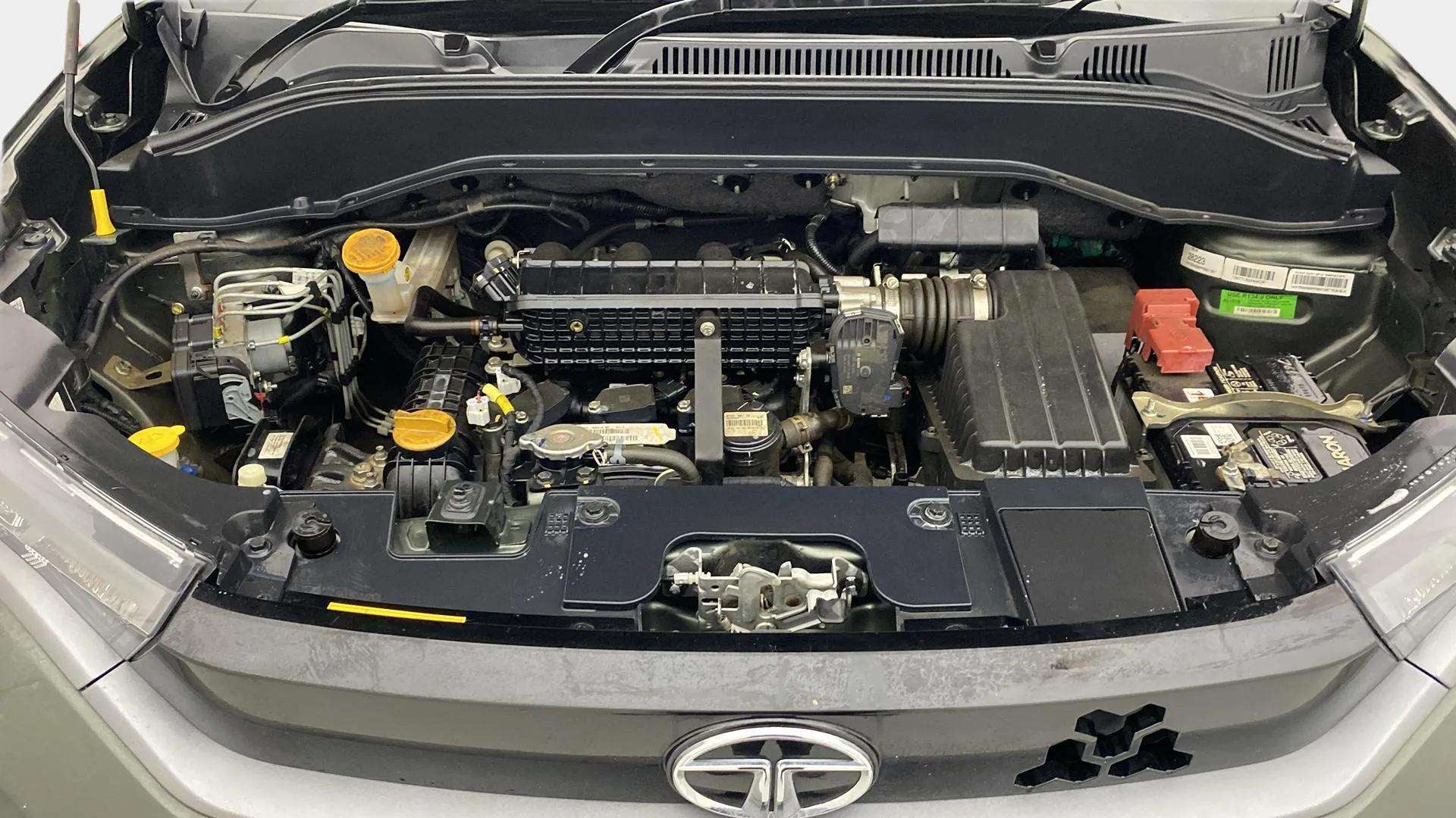 Engine bay of a Tata Punch