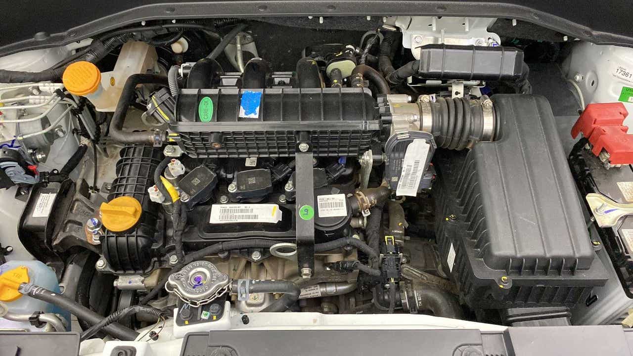 Engine bay of a Tata Punch