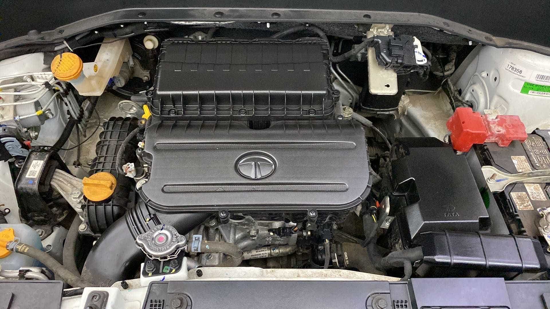 Engine bay of a Tata Punch