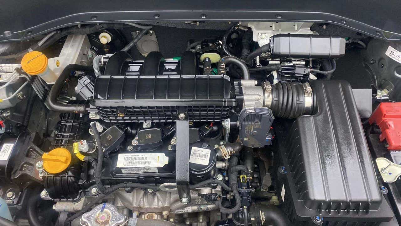 Engine bay of a Tata Punch