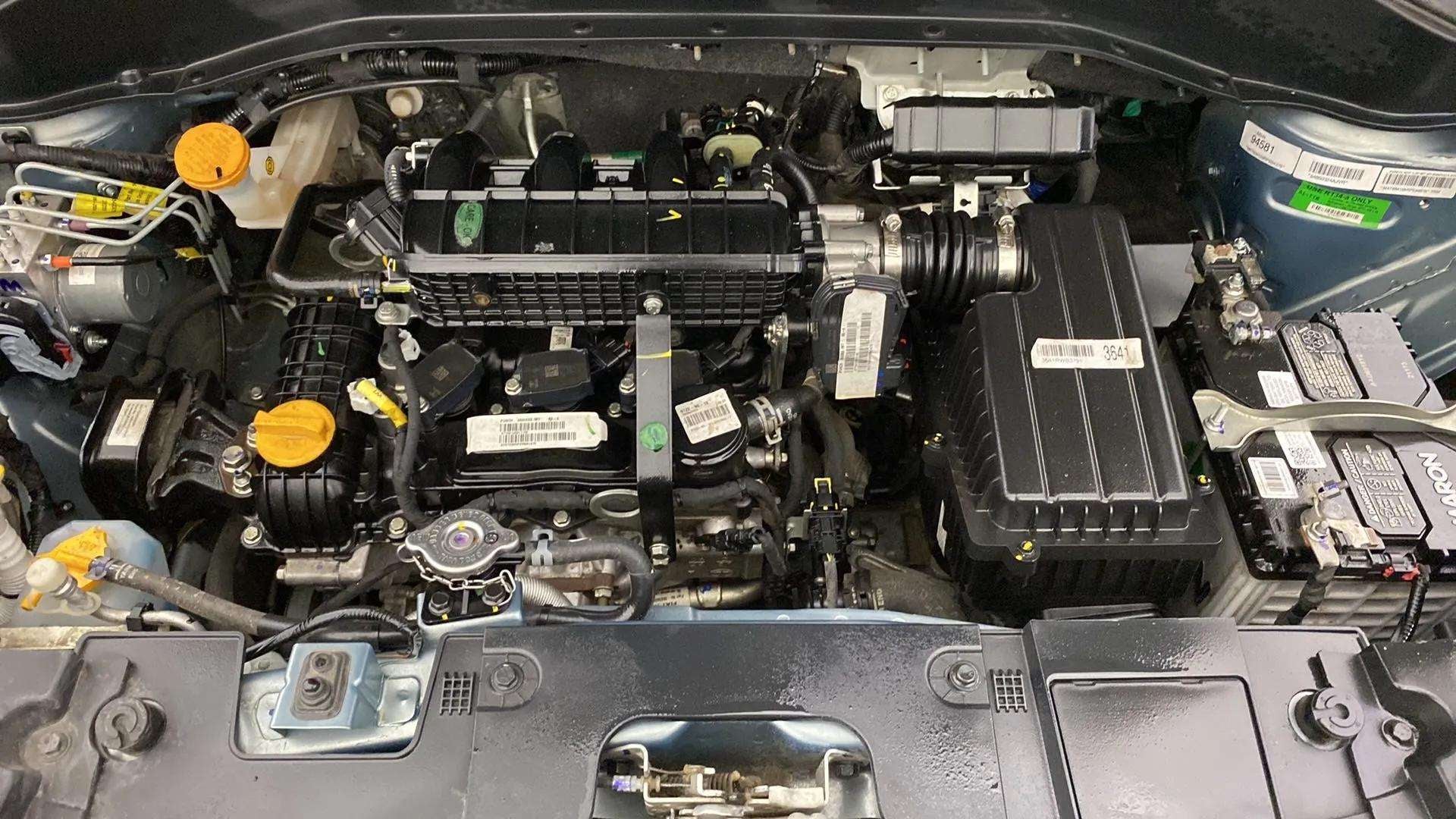 Engine bay view of a Tata Punch