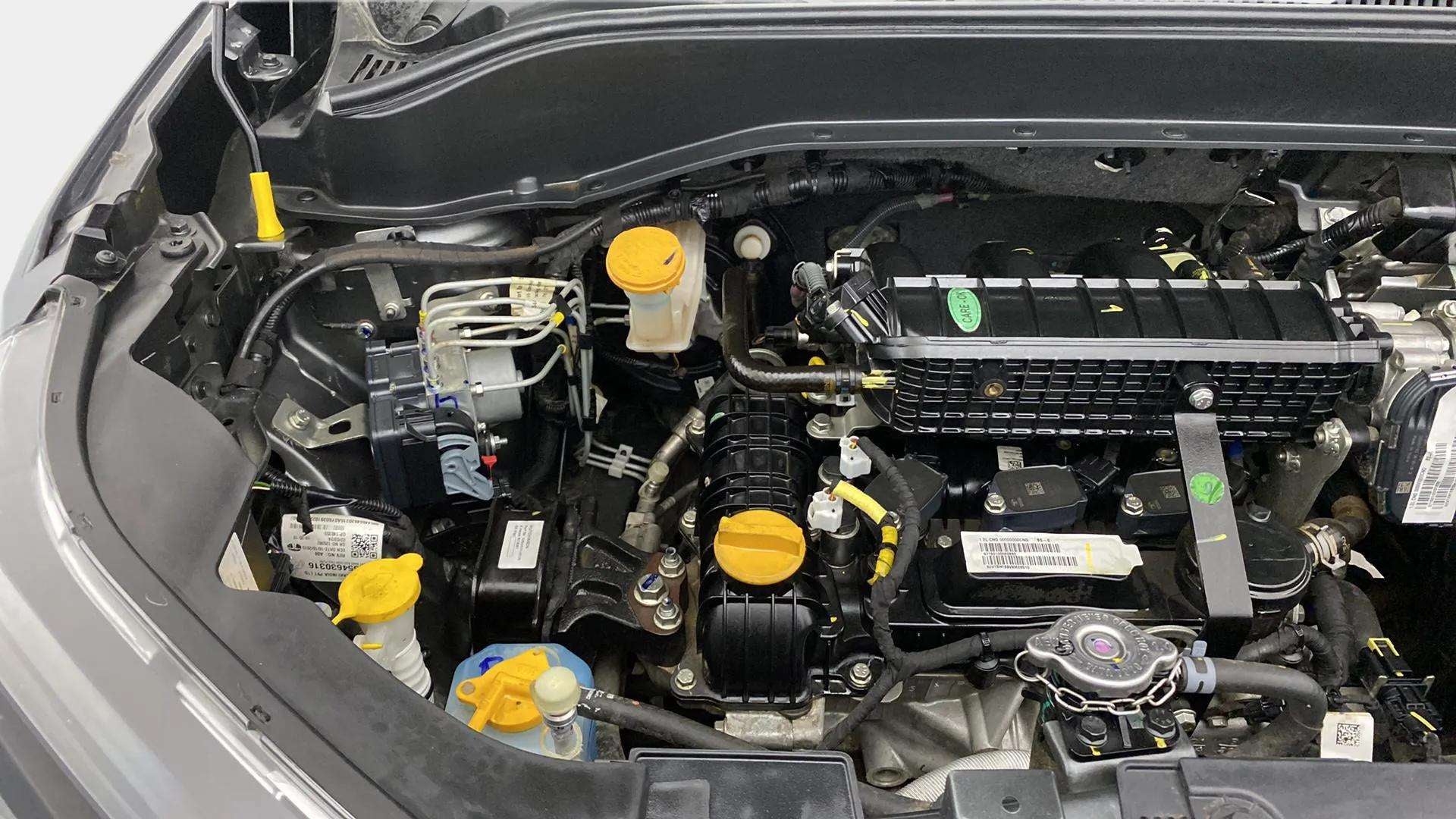 Engine bay of a Tata Punch