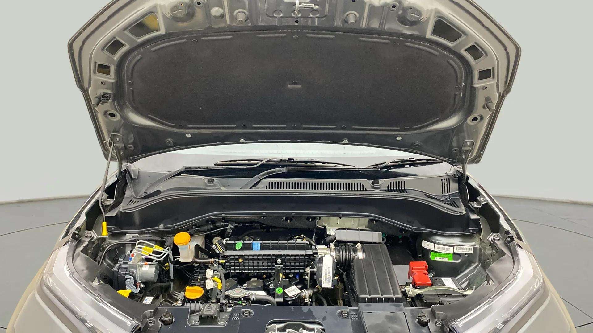 Engine bay view of a Tata Punch