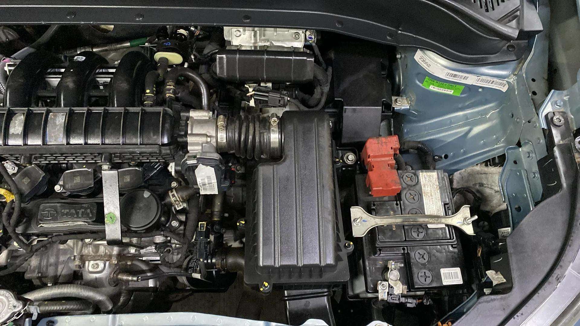 Engine bay of a Tata Punch