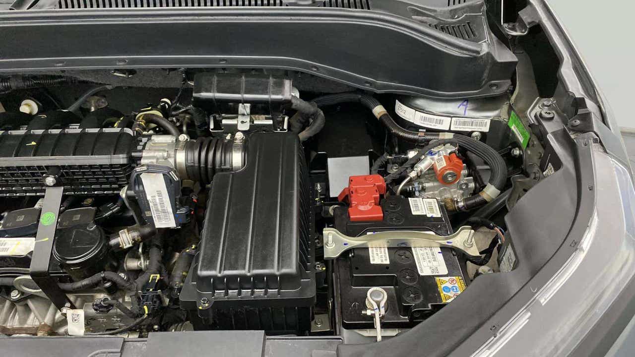 Engine bay of a Tata Punch