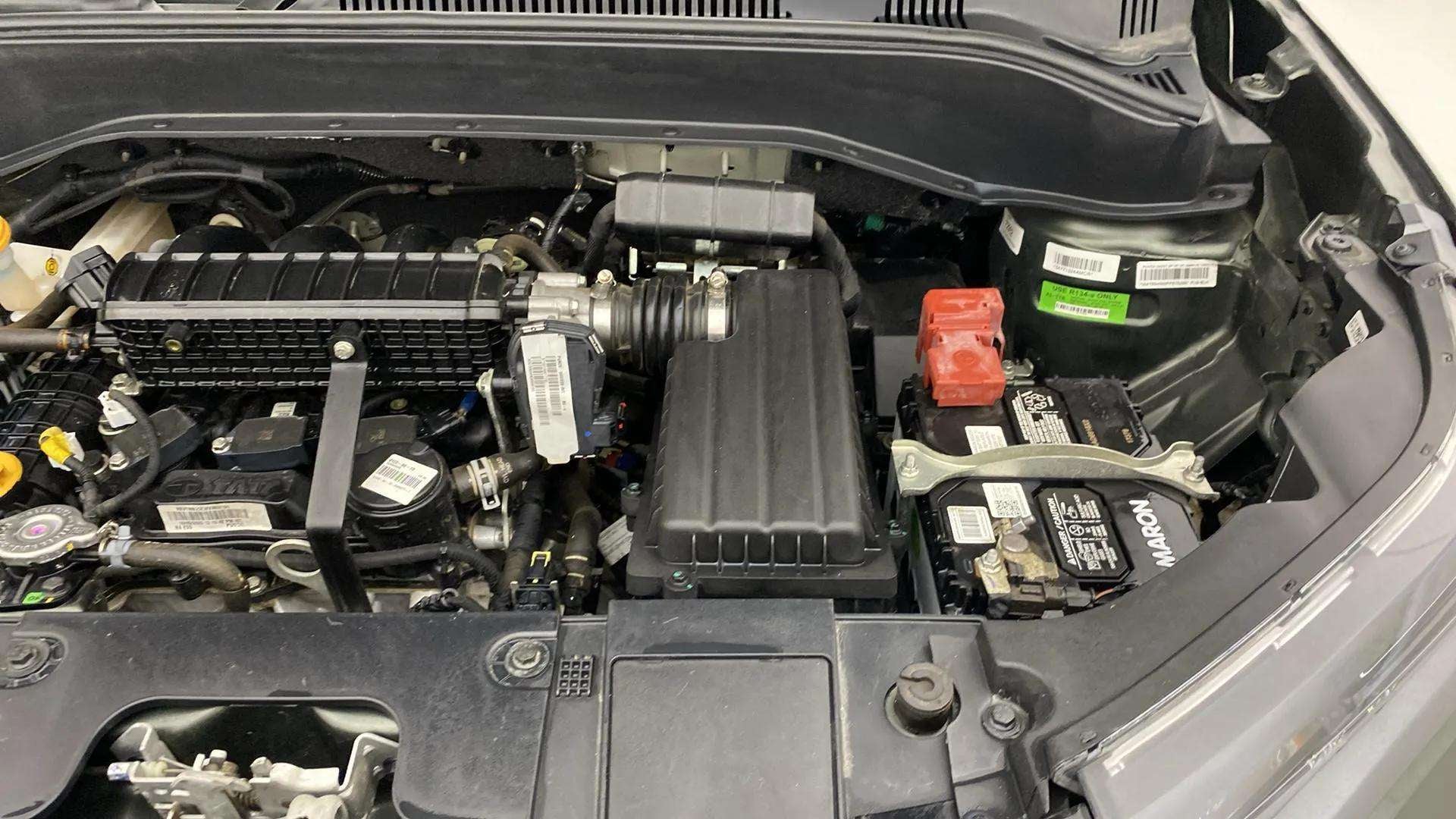 Engine bay of a Tata Punch
