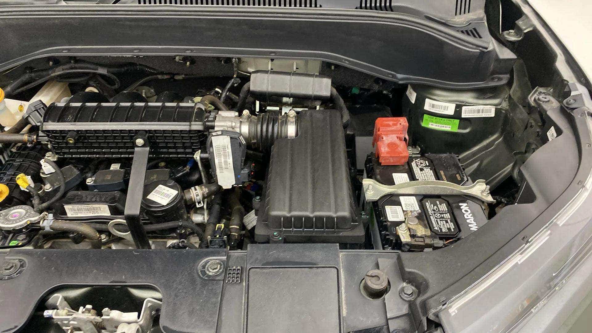 Engine bay of a Tata Punch