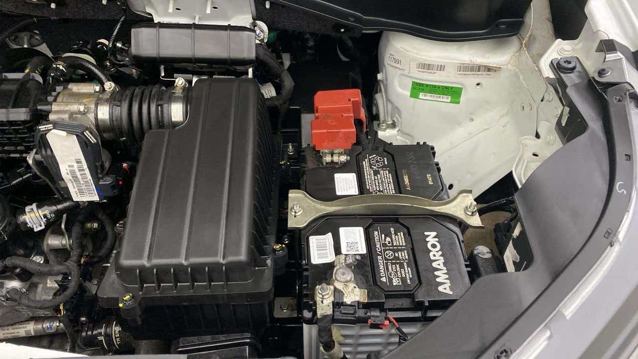 Engine bay of a Tata Punch