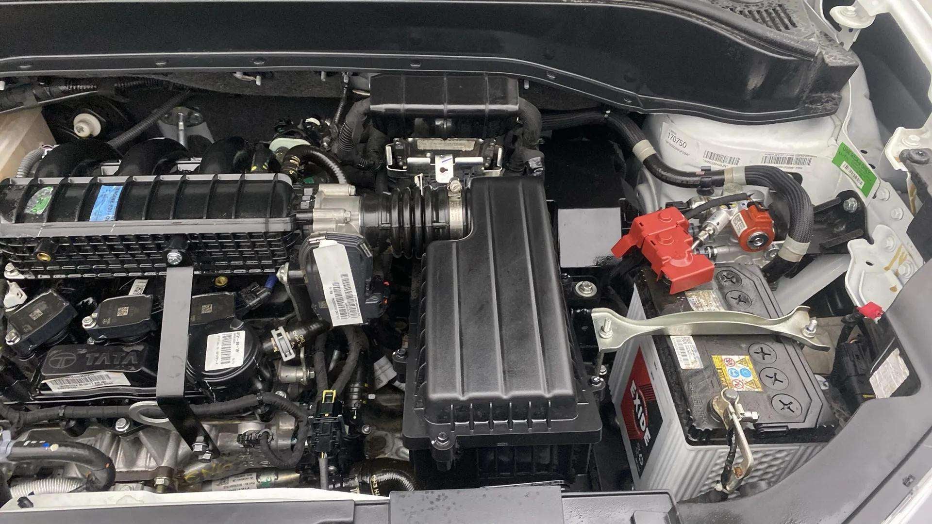 Engine bay of a Tata Punch