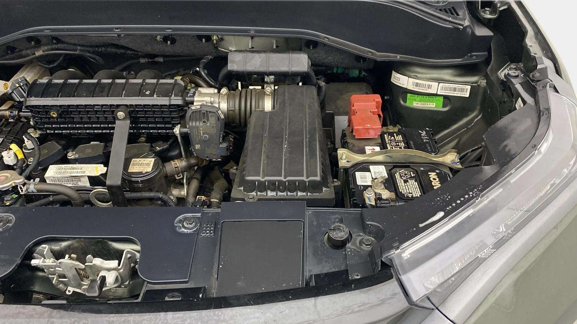 Engine bay view of a Tata Punch