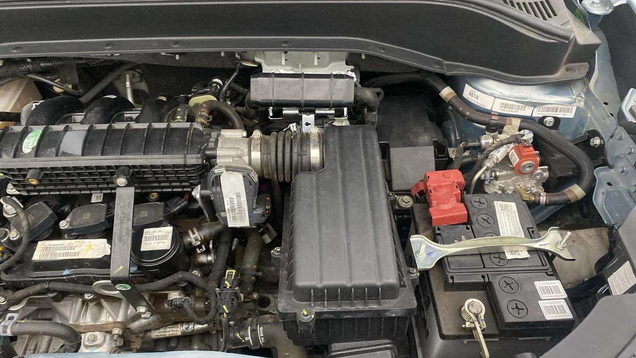 Engine bay of a Tata Punch