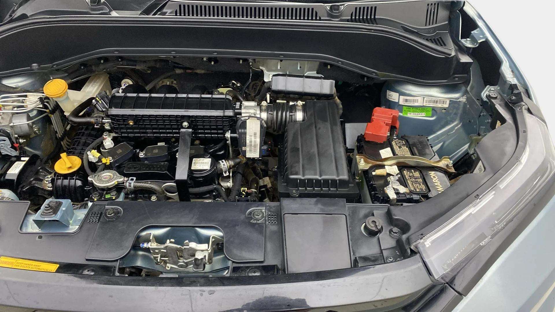 Engine bay of a Tata Punch