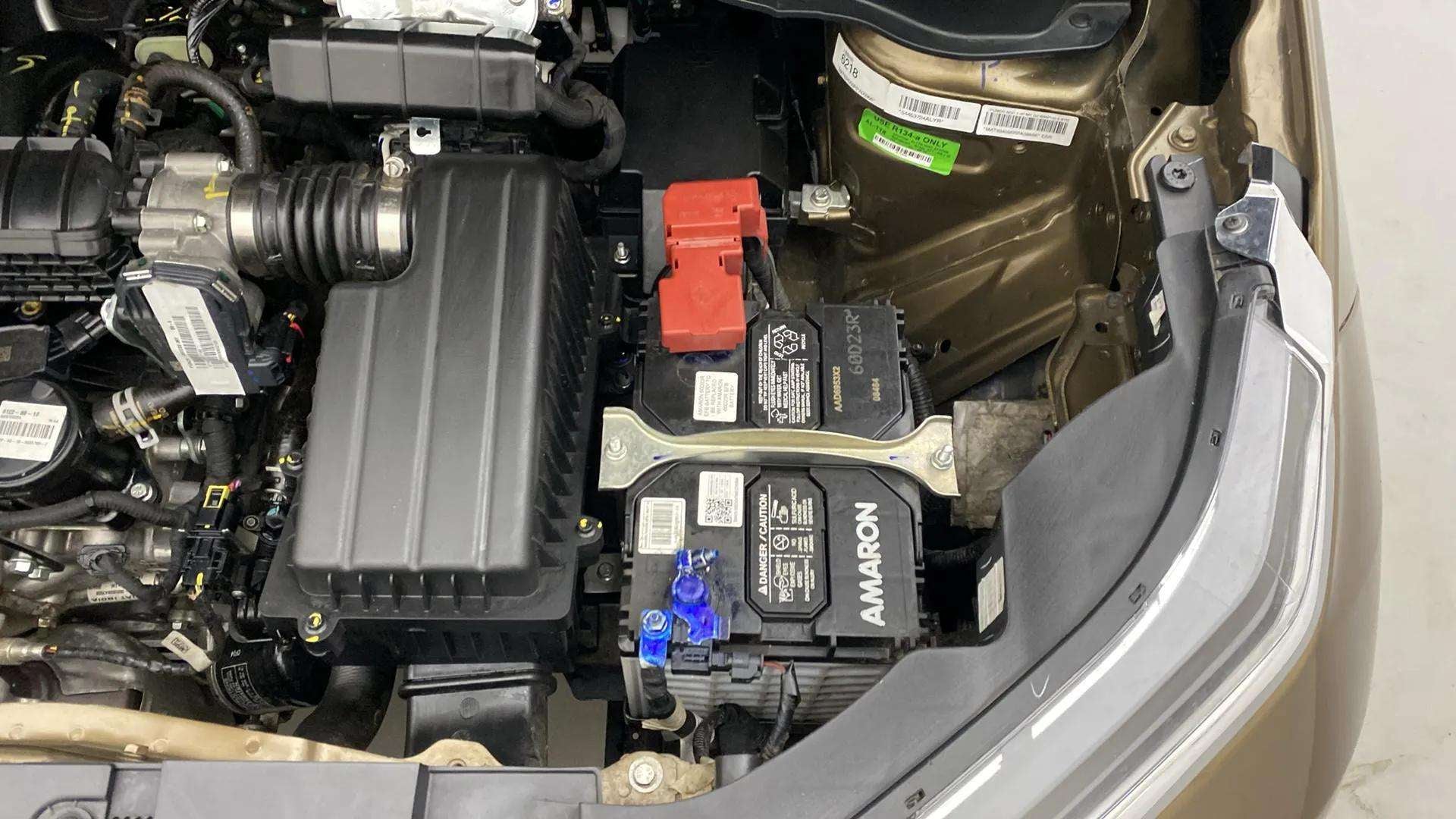 Engine bay view of a Tata Punch