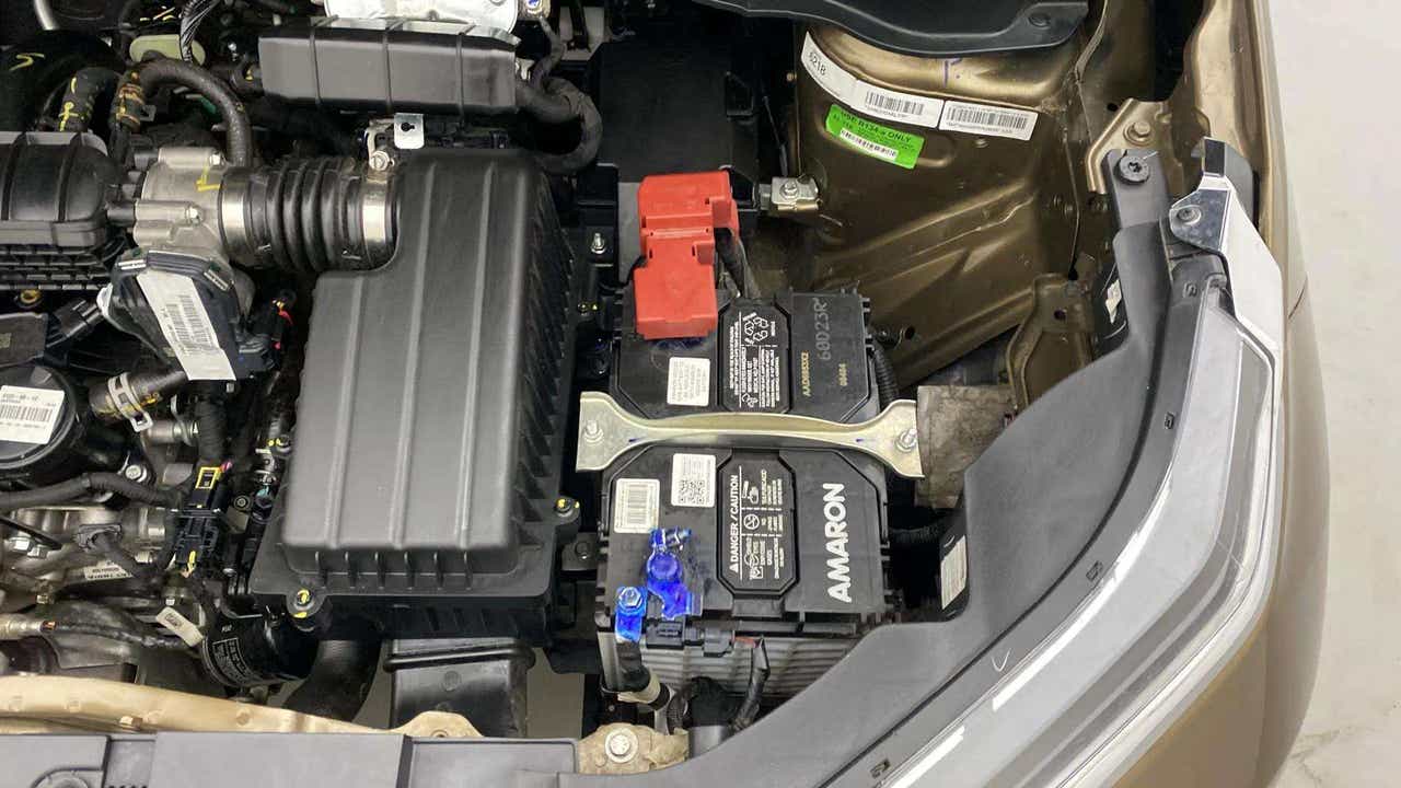 Engine bay view of a Tata Punch
