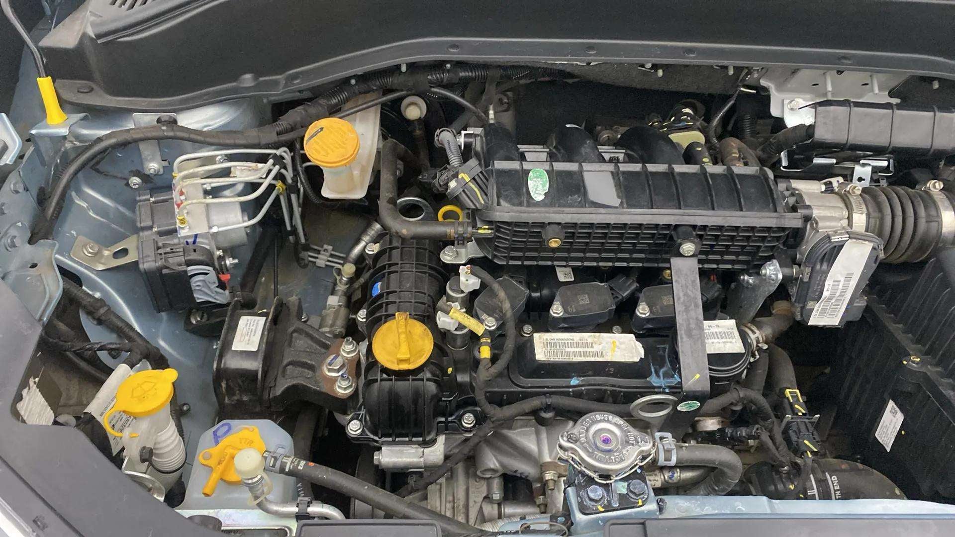 Engine bay view of a Tata Punch